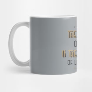 The Enemy Of Art Is The Absence Of Limitations Mug